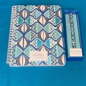 NWT Vera Bradley Mini Notebook and Ball Point Pen